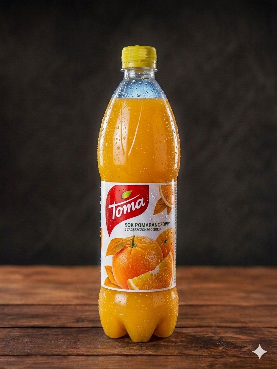 Toma sok pomarańczowy 1l